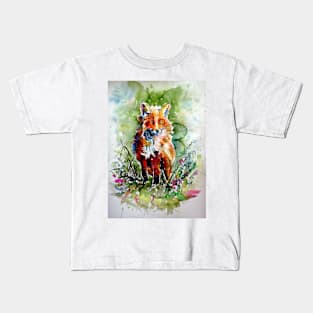 Red fox Kids T-Shirt